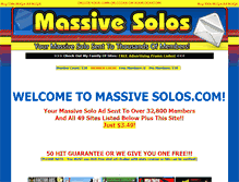 Tablet Screenshot of massivesolos.com